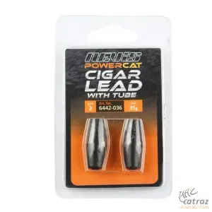 Nevis Powercat Betétes Szivarólom Harcsázó Szerelékhez 60g 2db/cs. - Powercat Cigar Lead With Tube 60g