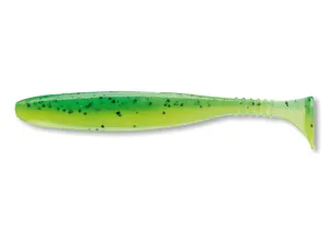 Daiwa Tournament D'Fin 12,5cm UV Chartreuse Tiger Gumihal - Daiwa Műcsali 5 db/csomag