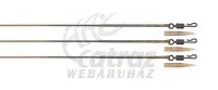 Fox Edges Camo 50lb Leadcore Leader 3x Kész Szerelék