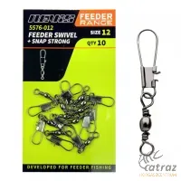 Nevis Feeder Forgókapocs Méret: 12 - Nevis Feeder Swivel + Snap Strong