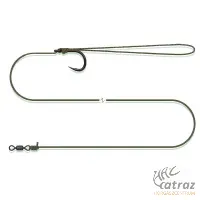 MadCat Coated Pellet Rig 65cm 0.90mm/1.35mm #2/0 - MadCat Harcsázó Szerelék