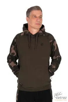Fox Kapucnis Horgász Pulóver Méret: 2XL - Fox Khaki/Camo Pullover Premium 310 Hoodie