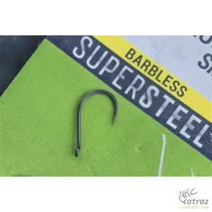 Korum Supersteel Allrounder Barbless Méret:10 - Korum Szakállnélküli Pontyozó Horog