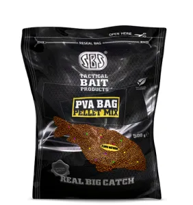 SBS PVA Bag Pellet Mix 1kg - Fluro Natural
