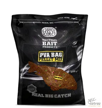 SBS PVA Bag Pellet Mix 1kg - Fluro Natural