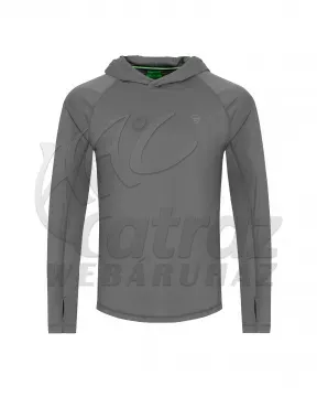 Korda UPF Hooded Top Charcoal – L – UV Álló Felső