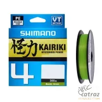 Shimano Kairiki 4 Mantis Green 0,315mm - Shimano Fonott Zsinór