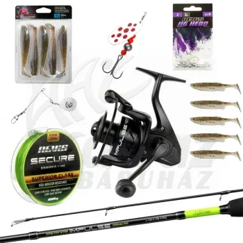 Dunai pergető szett - Nevis Impulse Pergető bot + Pergető Orsó + Pergető felszerelés