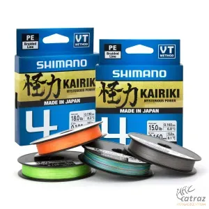 Shimano Kairiki 4 Mantis Green 0,215mm - Shimano Fonott Zsinór