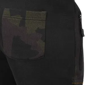 Avid Ruházat Distortion Black Joggers Shorts Méret: L - Avid Carp Horgász Rövidnadrág