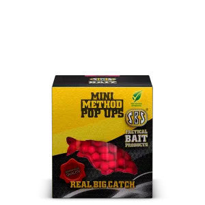 SBS Mini Method Pop Ups Garlic 8-10 mm - SBS Method Feeder Pop-Up Csali