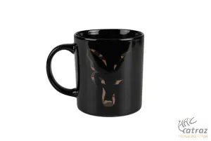 Fox Fekete Camo Kerámia Bögre - Fox Black and Camo Head Ceramic Mug