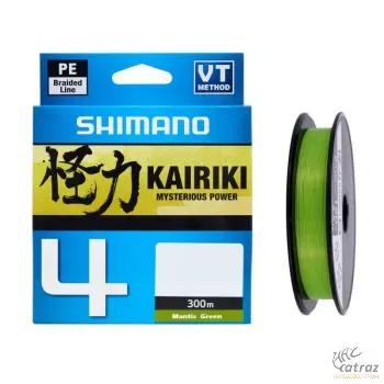 Shimano Kairiki 4 Mantis Green 0,10mm - Shimano Fonott Zsinór