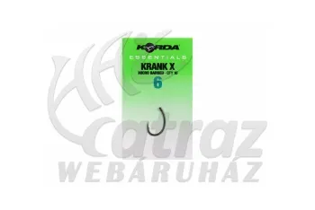 Korda Essentials Krank X Barbed - 6 - Pontyozó horog