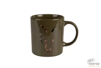 Fox Zöld Camo Kerámia Bögre - Fox Green and Camo Head Ceramic Mug