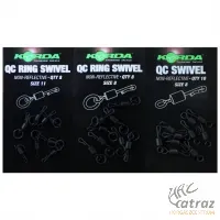 Korda QC Ring Swivel - Gyorskapocs Rig Kari 8db/cs