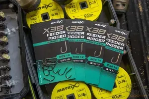 Matrix X3B Feeder Rigger Eyed Méret: 16 - Matrix Feeder Horog
