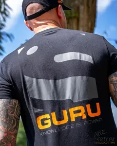 Guru Magnify Black Tee - Guru Horgász Póló