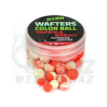 Stég Wafters Color Ball 7-9mm 15g Paprika Bread - Stég Csali