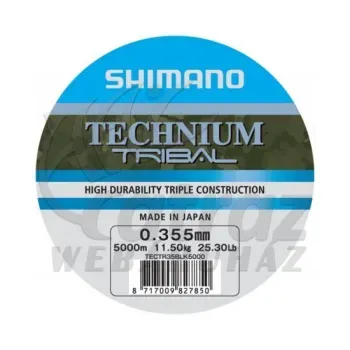 Shimano Tribal Technium Camou Monofil Zsinór 0,355mm 5000 méter - Shimano Technium Zsinór