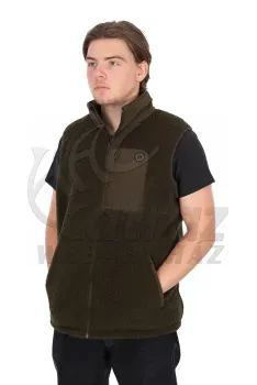 Fox Olive Sherpa Hybrid Gilet – 3XL – Hőtartó Horgász Mellény