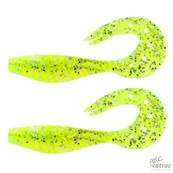 Nevis Twister Shad 14cm Zöld Flitter - Nevis Twisterfarkú Gumihal