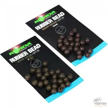 Korda Gumigyöngy Zöld - Korda Rubber Bead 5 mm 25 db/csomag