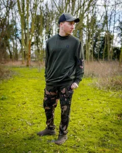Fox LW Khaki Jumper Méret: L - Fox Horgász Pulóver