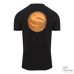 Guru Gradient Logo Tee Black Méret: 2XL - Guru Horgász Póló