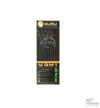 Guru QM1 Előkötött Feeder Horog Monofil Zsinórral Méret 10 - Guru Standard Hair 4"