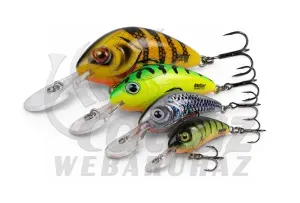 Salmo Rattlin' Hornet 3.5cm 3.1g Floating Green Tiger Wobbler