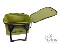 Shimano Khaki Eva Horgász Táska 40cm - Shimano BK-016Q Bakkan