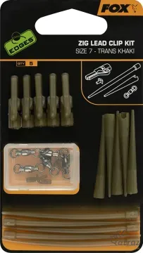 Fox Zig Rig Szerelék Készlet Méret: 7 - Fox Zig Lead Clip Kit