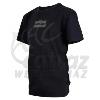Prologic Signature Logo T-Shirt Black – S – Pamut Horgász Póló