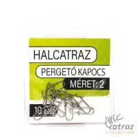Halcatraz Pergető Kapocs Méret: 2 - Halcatraz Kapocs Műcsalikhoz
