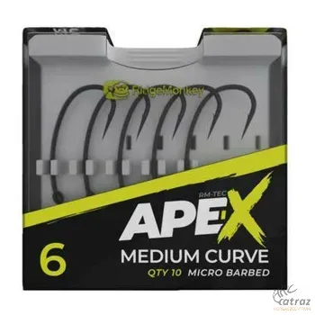 RidgeMonkey Ape-X Medium Curve Barbed Méret: 8 - RidgeMonkey Pontyozó Horog