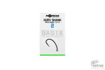 Korda Basix Kurv Shank Micro Barbed Méret: 2 - Korda Pontyozó Horog