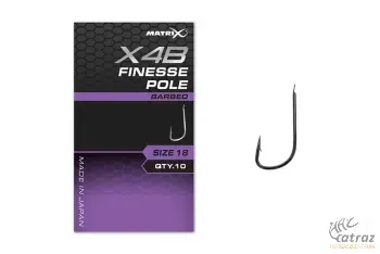 Matrix X4B Finesse Pole Méret: 20 - Matrix Keszegező Horog