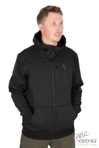 Fox Fekete Narancs Softshell Dzseki - Fox Collection Soft Shell Jacket Black Orange