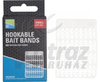 Preston Hookable Bait Bands Small – Szilikonos Pelletkarika