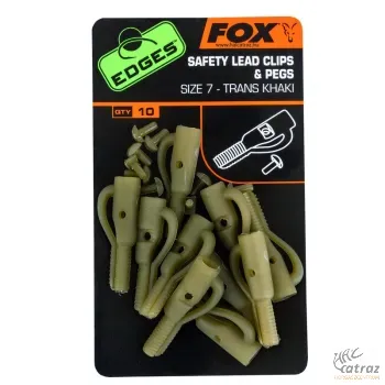Fox Edges Biztonsági Ólomkapocs + Csapszeg Méret: 7 - Fox Slik Lead Clip & Pegs