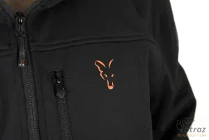 Fox Fekete Narancs Softshell Dzseki - Fox Collection Soft Shell Jacket Black Orange