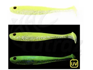 Major Craft Stabi Shad Slim 3.5" 8.9cm #005 UV Chart Silver - Major Craft Gumihal