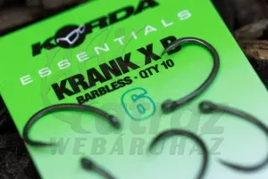 Korda Essentials Krank X Barbless - 2 - Pontyozó horog