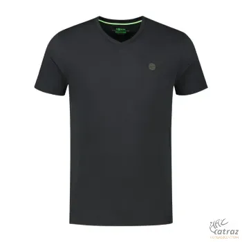 Korda Tee Black V Neck Méret:S - Korda V Nyakú Póló