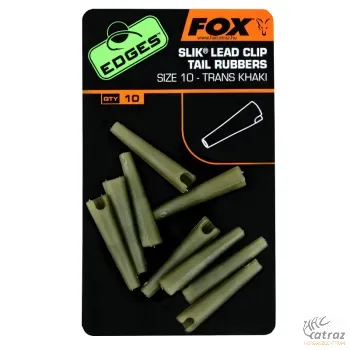 Fox Gumikúp Biztonsági Kapocsra Méret: 10 - Fox Slik Lead Clip Tail Rubbers
