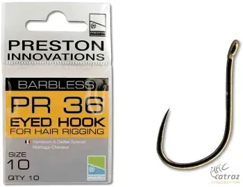 Preston Innovations Feeder Horog - Preston PR36 Szakáll Nélküli Horog Méret: 14