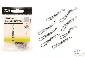 Daiwa No Knot Fast Lock Swivel Méret:L - Daiwa Pergető Kapocs