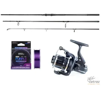 Okuma Bojlis Horgász Szett - Custom Black CB 60 + Carp Expert Black Shadow Carp + Carp Academy Deep Purple Monofil Zsinór