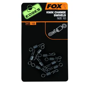 Fox Edges Gyorskapcsos Forgó Méret: 10-es  - Fox Kwik Change Swivel